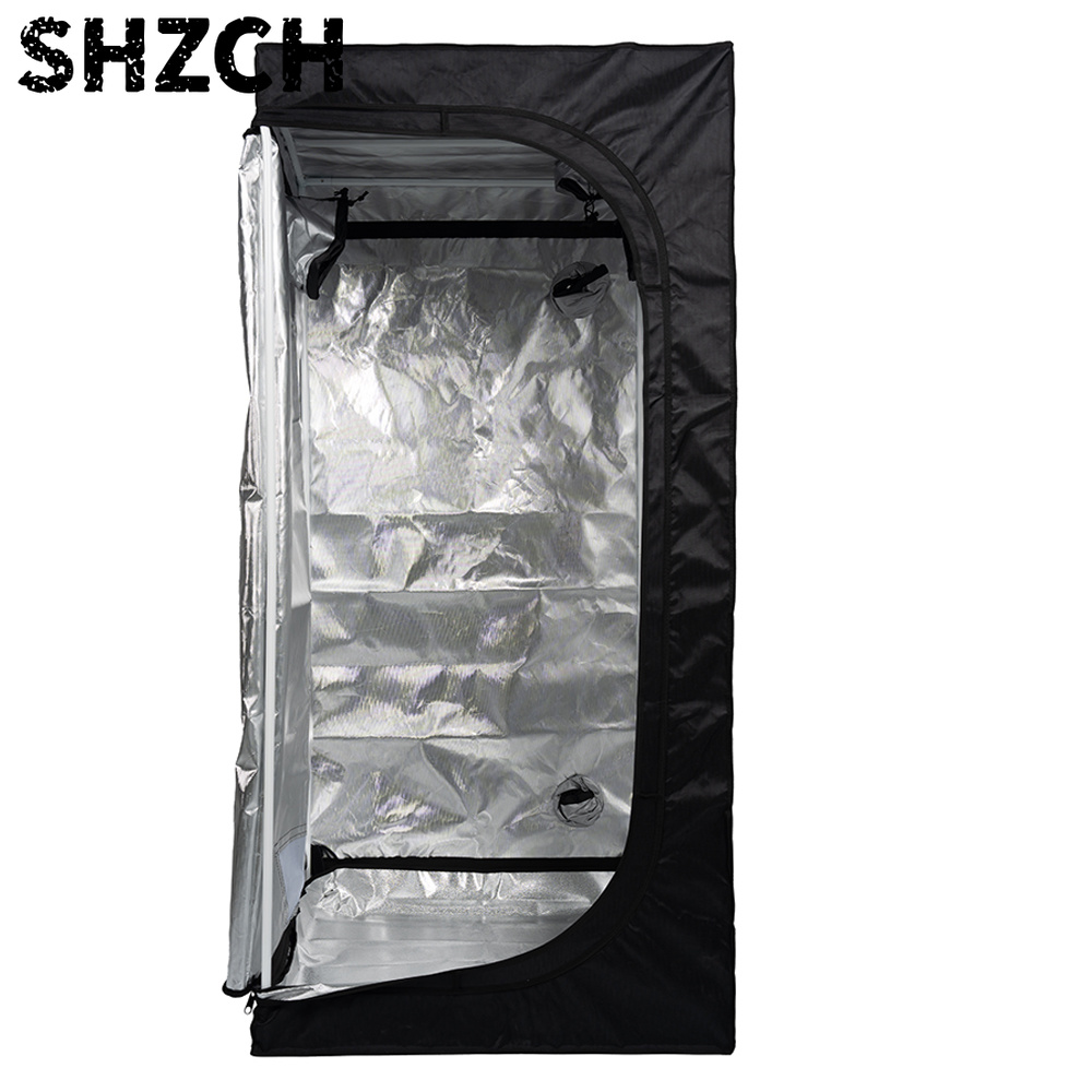 Grow Tent 4X4 - กล่องปลูกพืชไฮโดรโปนิกส์ขนาด 60x60x140 ซม. ผ้า 600D ประกอบง่าย