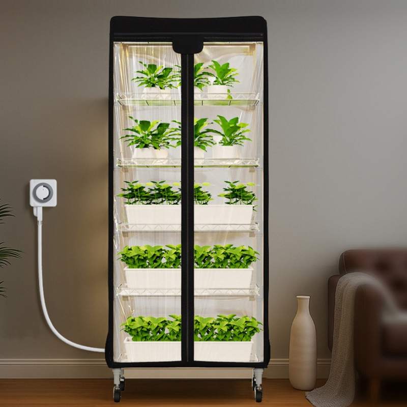 Grow Tent 4X4 - เต็นท์ปลูกผักและเห็ดแบบเคลื่อนย้ายได้พร้อมรอก สำหรับปลูกผักในร่ม ปลูกพืชแบบไฮโดรโปนิกส์