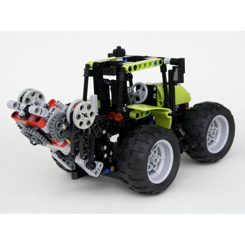 Urban Farming Usa - MOC-4933 ยูราบัน ฟาร์ม อะกริคัลเจอร์เรล แทรคเตอร์ บล็อกตัวต่อ