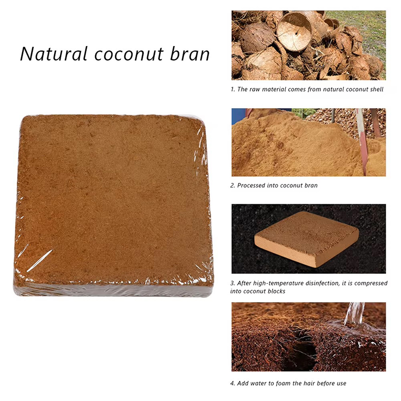 1/3/5pcs มะพร้าวอินทรีย์เส้นใย - Coco Coir Block บทวิจารณ์และราคา